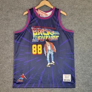 NWT Headgear Classics "Back to the Future" Marty McFly Jersey! 88 MPH